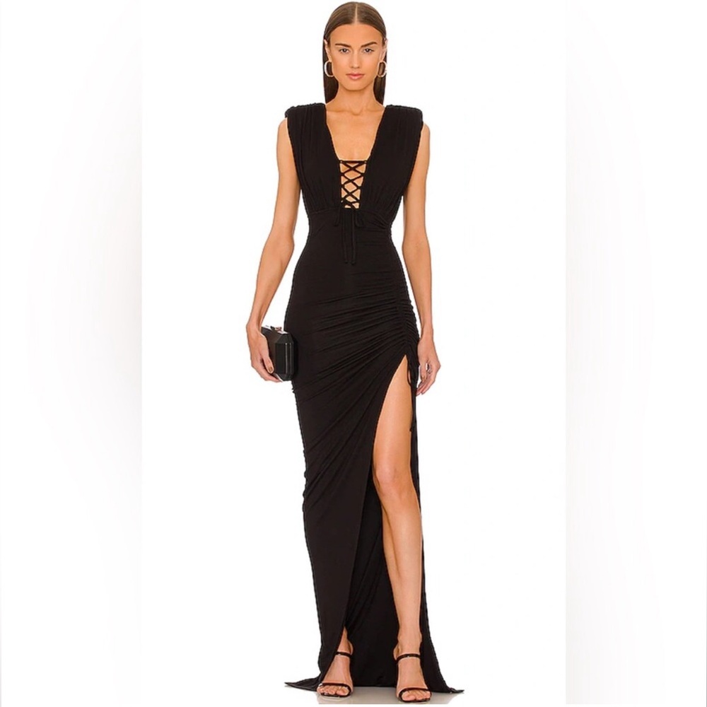 Michale Costello Maxi Split Dresss